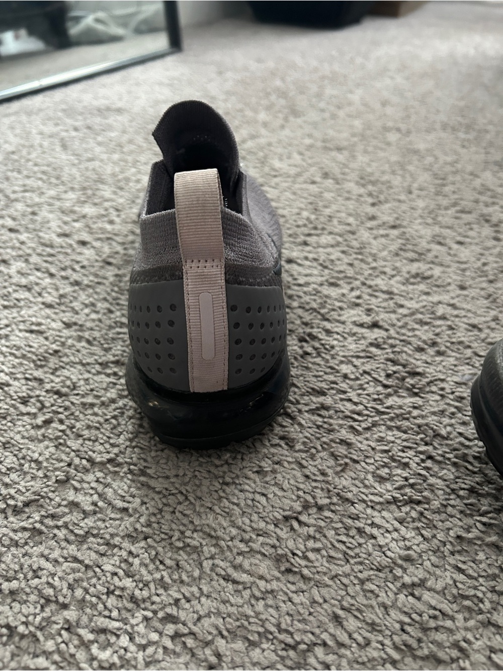 Nike VaporMax Flyknit Slip-On Sneakers - Gray - Picture 5 of 8